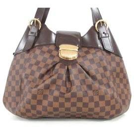 Louis Vuitton-Auth LOUIS VUITTON Sistina GM N41540 Ebene Damier CH0190 Shoulder Bag-Other