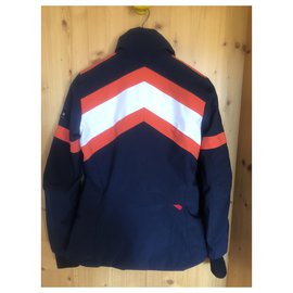 Bogner-Fire + Ice Ski Jacke-Weiß,Blau,Orange