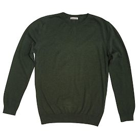 Autre Marque Maglione verde Knowledge Cotton Apparel in cotone e cashmere M Verde