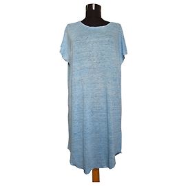 Autre Marque Robe en lin bleu Cathrine Hammel Taille M Bleu