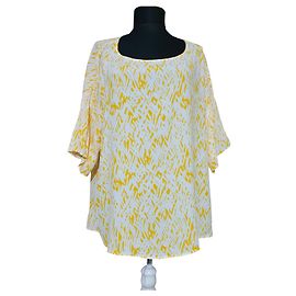Envii Bluse Gelb Oversize Viskose Gelb