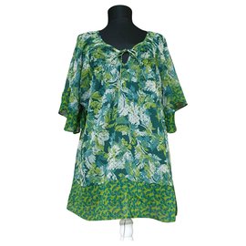Camicetta verde Dkny Jeans Multicolore Verde