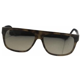 Gucci-Óculos de sol Gucci novinhos em folha-Marrom