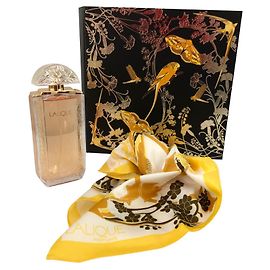 Set de perfume y bufanda LALIQUE Amarillo