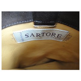 Sartore-bottes Sartore p 37-Marron foncé