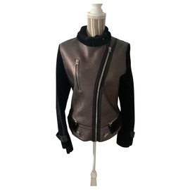 Giorgio-Coats, Outerwear-Black,Bronze