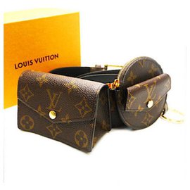 Louis Vuitton-Ganz neu 2020 Täglich Multi Pocket 30mm Riemengröße 80-Braun