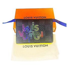 Louis Vuitton Limited edition 2020 Logo Damier Graphite Pocket Organizer Grey