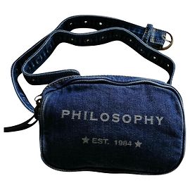 Philosophy di Lorenzo Serafini Bolsa de cinto Azul