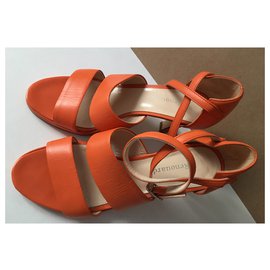 Autre Marque-RENOUARD heeled sandals 36 IT ( 37 fr).-Orange