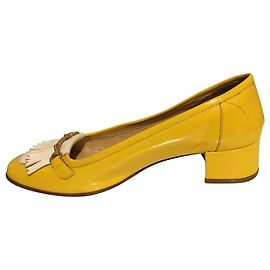 Mocasines Carel en charol amarillo 36 ESO ( 36,5 US) Amarillo