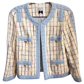 Edward Achour Chaquetas Otro Azul claro