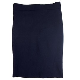 T By Alexander Wang-T by Alexander Wang Blue Viscose Spandex Elasticated Tres Petit Mini Skirt XS-Blue