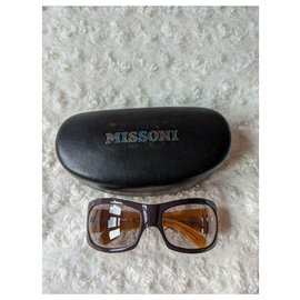 Missoni-Missoni Sonnenbrille mit Etui-Andere,Lila