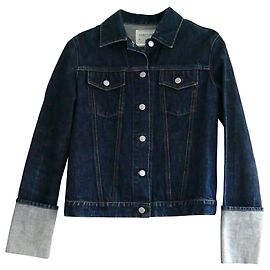 Helmut Lang Vintage Deep Cuff Denim Jacket Dark blue