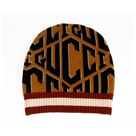 bonnet gucci marron