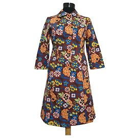 Abrigo largo tipo blazer de algodón Moschino Cheap And Chic Multicolor