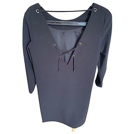 Vestido preto sem costas Dexter Ba&Sh Preto