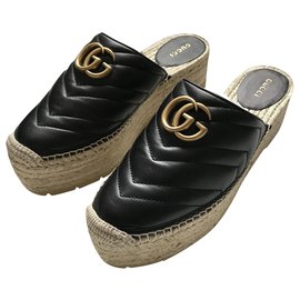 gucci marmont wedges