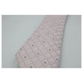 Chanel-Chanel tie in pink silk.-Pink
