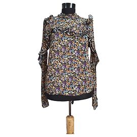 Autre Marque Birgitte Herskind floral viscose blouse Multiple colors