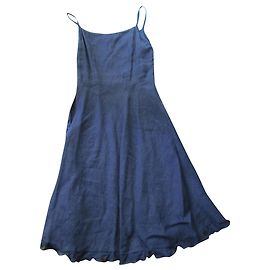 Tara Jarmon Robe lin noir, 36. Noir