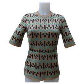 Marni Pullover Schwarz und Gold Schwarz Mehrfarben Golden