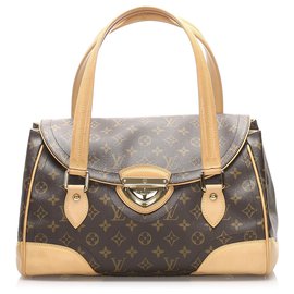 Louis Vuitton-Louis Vuitton Brown Monogramm Beverly GM-Braun