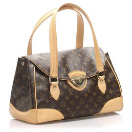 Louis Vuitton-Louis Vuitton Brown Monogramm Beverly GM-Braun