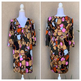 Diane Von Furstenberg-DvF Elena retro patterned silk dress-Multiple colors
