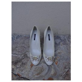 Dolce & Gabbana-Heels-White,Yellow