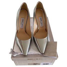 Jimmy Choo Romy 100 Argento