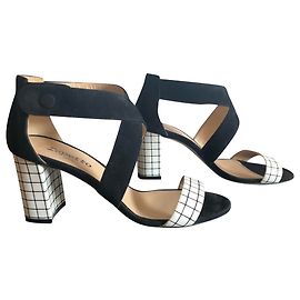 Repetto sandali Nero Bianco