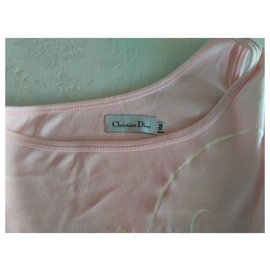 Baby Dior-CHRISTIAN DIOR TOP in Cotton-Pink