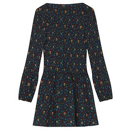 Robe courte plissée imprimée Maje Rockina Multicolore