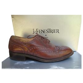 Joseph Fenestrier richelieu vintage Unic-Fenestrier p 43,5 Marrone