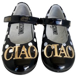 Moschino-Ballet flats-Black,White