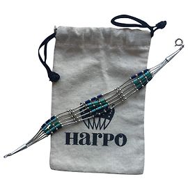 Bracciale Harpo con perline tubolari multicolore e argento Multicolore