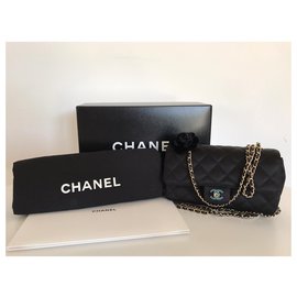 Chanel-Kleine Chanel Handtasche-Schwarz