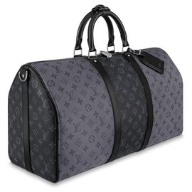 Louis Vuitton-LV Keepall 50 reverse-Grey
