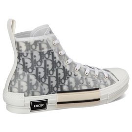 Dior-DIor Mens B.23 High-Top-Sneaker-Weiß