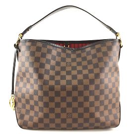 Louis Vuitton Delicioso PM Damier Ébène Canvas Marrom