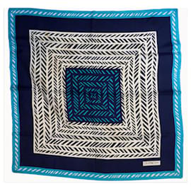 Givenchy Lenços de seda Azul