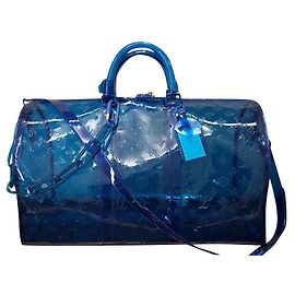 Louis Vuitton Reisetasche Blau