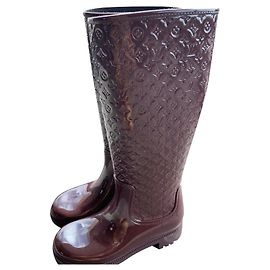 Louis Vuitton boots Bordeaux