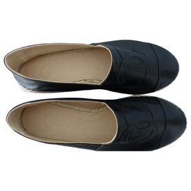 Chanel Espadrilles Schwarz