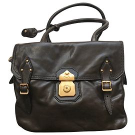 Bolsa bowling D&G Allyson em couro marrom Marrom