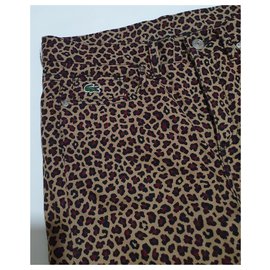 Lacoste Live-Pantalones, polainas-Estampado de leopardo