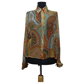 Camisa de seda Schumacher M Multicolor