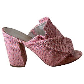 Autre Marque Pink heeled mule Pink